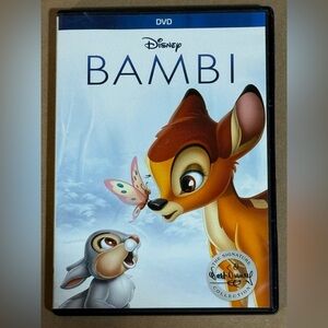 Disney Bambi DVD with Blue and Green Cover